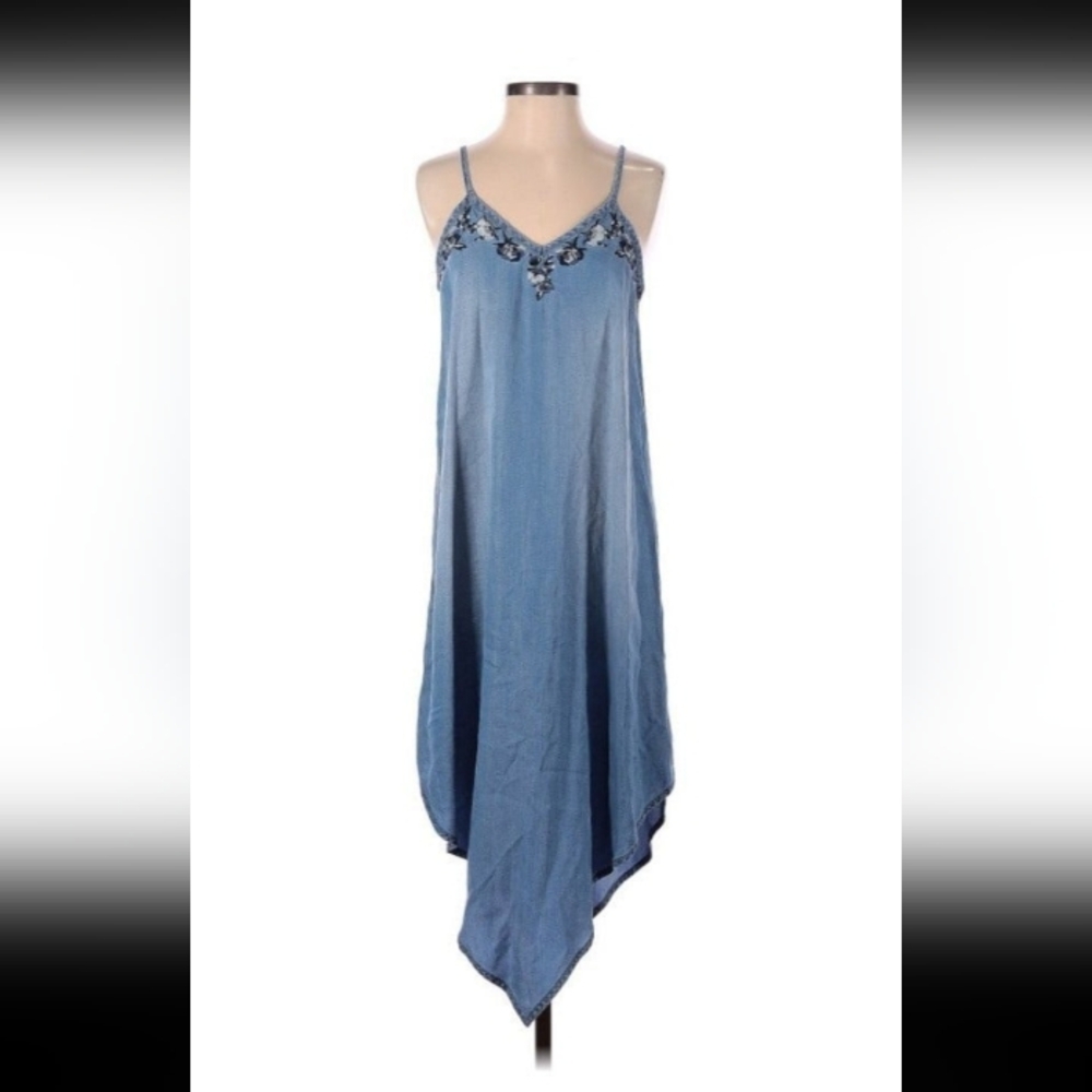 Knox Rose Denim-look Midi Dress